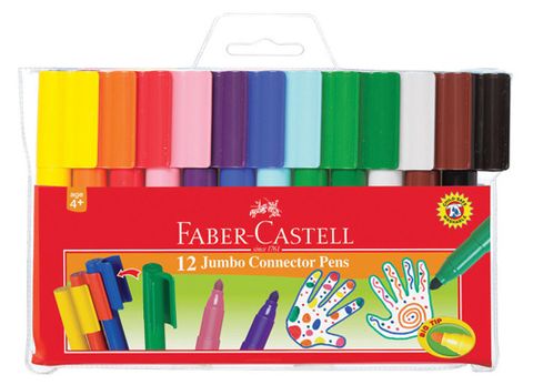 MARKER CONNECTOR JUMBO WALLET 12 FABER-CASTELL