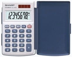CALCULATOR SHARP EL243SB 8 DIGIT HARD COVER