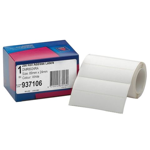 AVERY ROLL ADDRESS 89X24 BX250