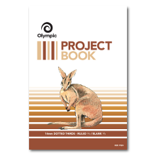 PROJECT BOOK 335X240MM 14MM DOTTED THIRDS
24PAGE