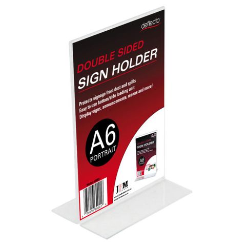 SIGN HOLDER A6 T SHAPE