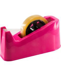 TAPE DISPENSER LARGE 75MM PINK SUITS 66M TAPE