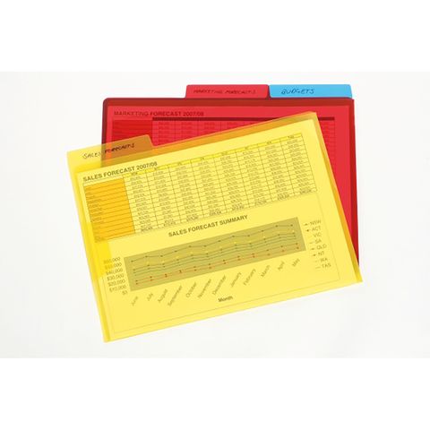 LETTER FILE A4 WITH SECURE FLAP AND TAB PK3
