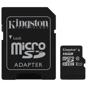 KINGSTON 32GB MICRO SD CARD WITH ADAPTER CLASS 10