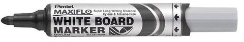 PENTEL MAXIFLO WHITEBOARD MARKERS BULLET POINT BLACK
