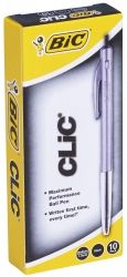 BIC CLIC PEN MEDIUM BLACK