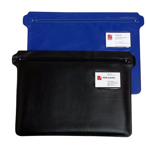 MARBIG CONVENTION CASE ZIPPERED BLUE