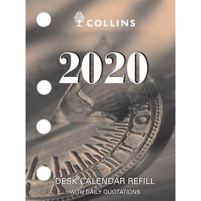 COLLINS DEBDEN DESK CALENDAR REFILL SIDE OPENING 2021 DCRS