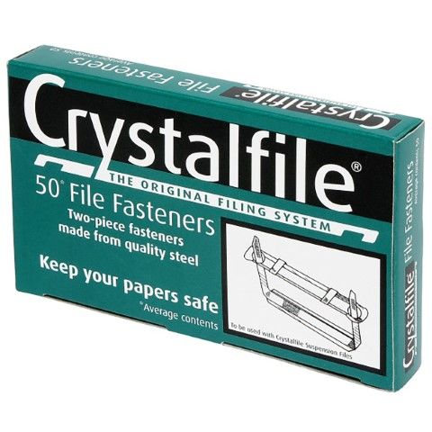 CRYSTALFILE FILE FASTENER COMPLETE PK50 80MM