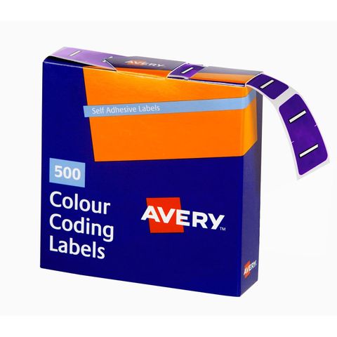 AVERY COLOUR CODING LABEL LETTER I BX500
SIDE TAB