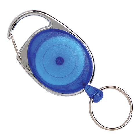 ID RETRACTABLE SNAP LOCK KEY HOLDER  BLUE