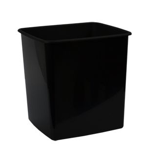 ITALPLAST 15L BIN BLACK I80