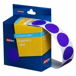24MM AVERY PURPLE CIRCLE  BX500