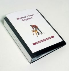 DISPLAY BOOK A4 24 POCKET BLUE WITH INSERT COVER NON-REFILLABLE MARBIG
