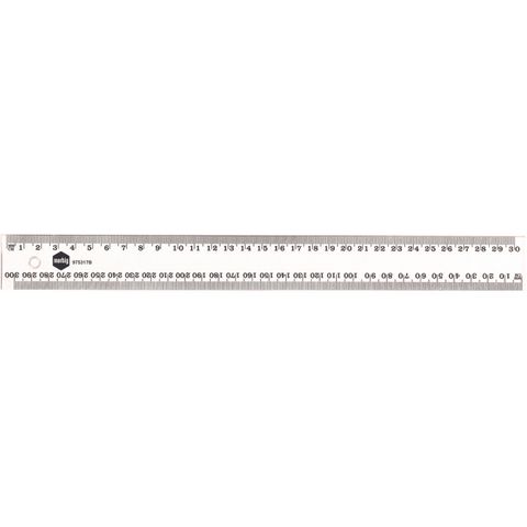 RULER CLEAR PLASTIC 40CM