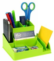 DESK ORGANISER I35 LIME SQUARE SHAPE