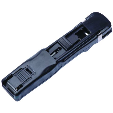 NALCLIP DISPENSER LARGE + 8 STEEL CLIPS BLACK 
ESSELTE