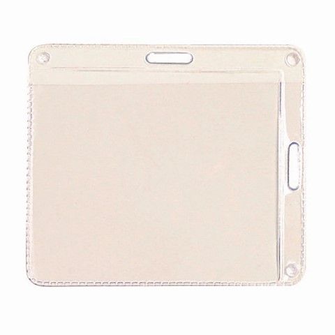 ID CARD HOLDER PORTRAIT/LANDSCAPE 105X90MM 10PK