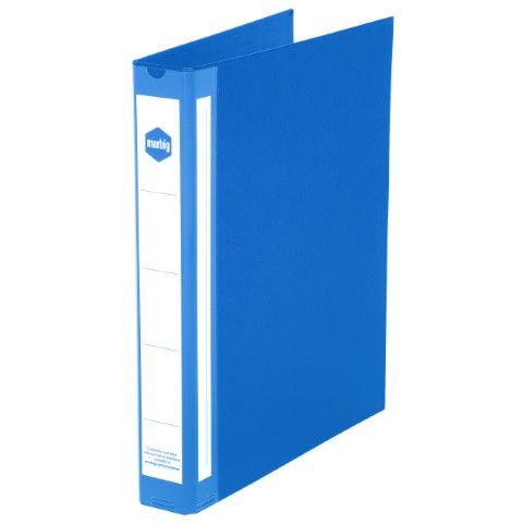 A4 25MM 4D RING DELUXE BLUE BINDER