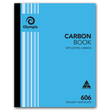 OLYMPIC 606 DUP CARBON BOOK 254X203MM
140853