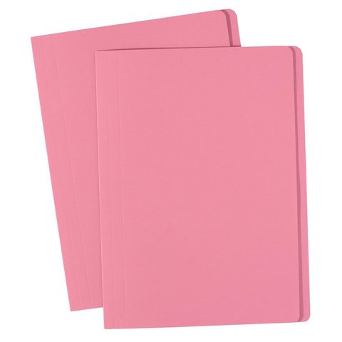 MANILLA FOLDER AVERY  FOOLSCAP PINK BX100