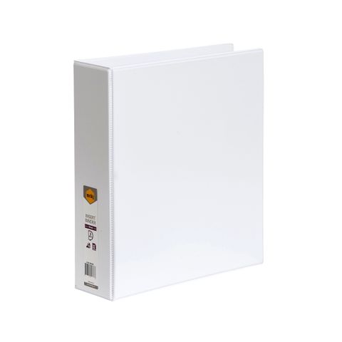 BINDER A4 50MM 3D INSERT WHITE