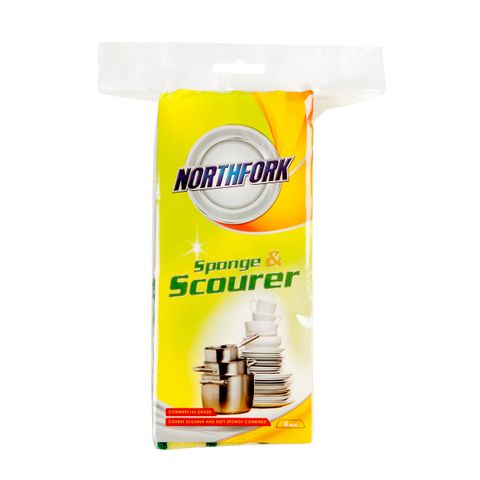 SPONGE WITH SCOURER PK5 NORTHFORK