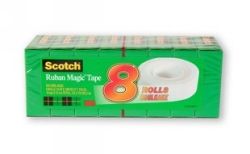 SCOTCH MAGIC TAPE 18X25M PK8