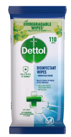 MULTI PURPOSE WIPES 110 PACK