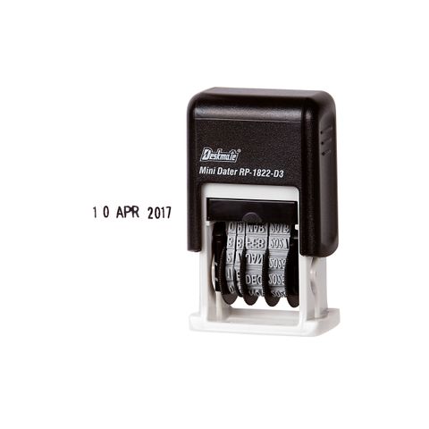 DESKMATE 3MM MINI DATER SELF INKING