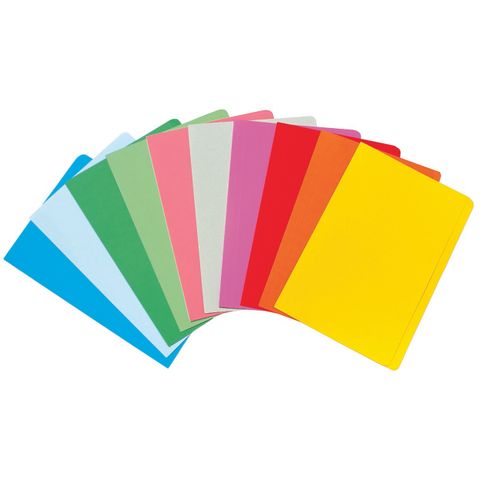 MANILLA FOLDER L/GREEN F/CAP  BX100  MARBIG