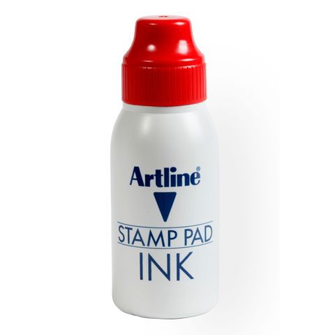 STAMP PAD INK 50CC RED ARTLINE ESA-2N