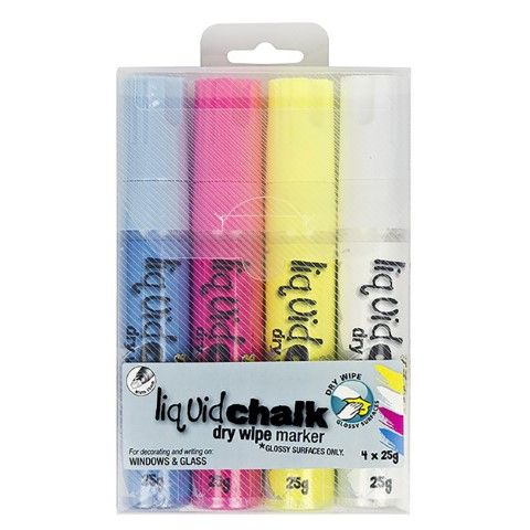 Texta Liquid Chalk Marker Bullet White