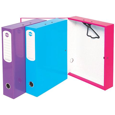 BOX FILE BLUE FOOLSCAP