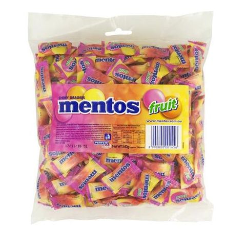 MENTOS FRUITS BAG PILLOWPACK