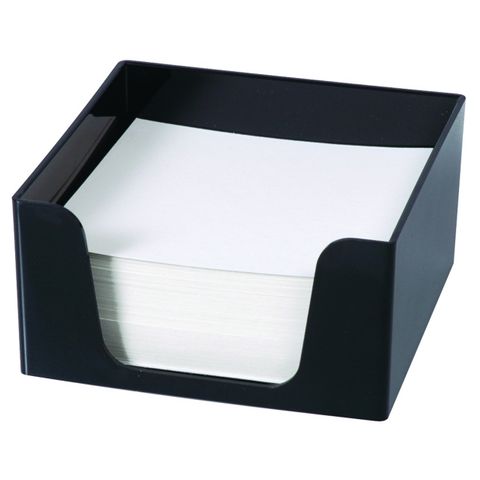 MEMO CUBE W/500 SHEETS BLACK