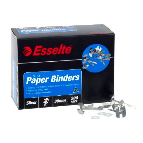 PAPER BINDERS 38MM BX200  CELCO