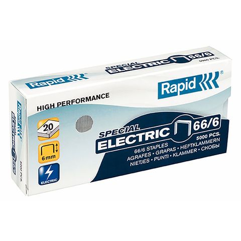 STAPLES RAPID 66/6MM STRONG  BX5000