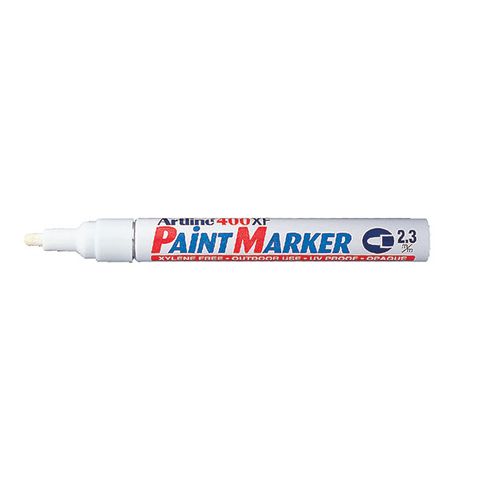 MARKER ARTLINE 400 PAINT MARKER WHITE 2.3MM