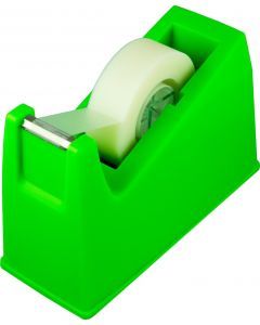 TAPE DISPENSER SMALL GREEN  25MM CORE SUITS 33M TAPE