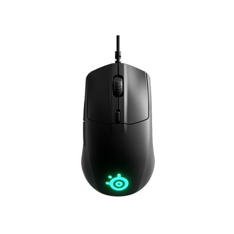 "THE RIVAL 3 IS BUILT WITH HYPER DURABLE MATERIALS, RATED FOR 60 MILLION CLICKS, AND HAS CUSTOMIZABLE BRILLIANT LIGHTING EFFECTS, AND ON-BOARD MEMORY"