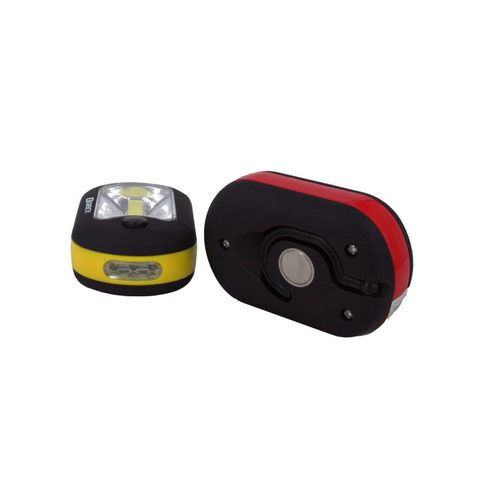 "DORCY 3AAA 27 LED WORKLIGHT, POWERFUL 150 LUMEN COB STRIP LIGHT, FOLDABLE HANG HOOK, REAR MAGNET, DOUBLE LIGHT FUNCTION AREA TORCH, COMES IN A COUNTER DISPLAY UNIT READY TO GO, ASSORTED COLOURS,  BATTERIES INCLUDED"