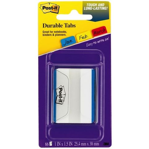 DURABLE INDEX TABS 686F-50BL BLUE