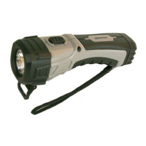 "DORCY 4AA 123 LUMEN LED WORKLIGHT DURABLE CONSTRUCTION, KICK STAND FOR HANDS FREE USE, NYLON WRIST STRAP, BATTERIES INCLUDED, 3 HR RUN TIME, 234M BEAM DISTANCE "