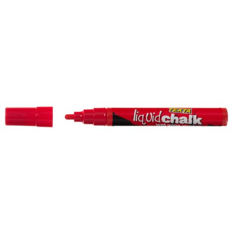 WET WIPE LIQUID CHALK MARKER RED 4.5MM