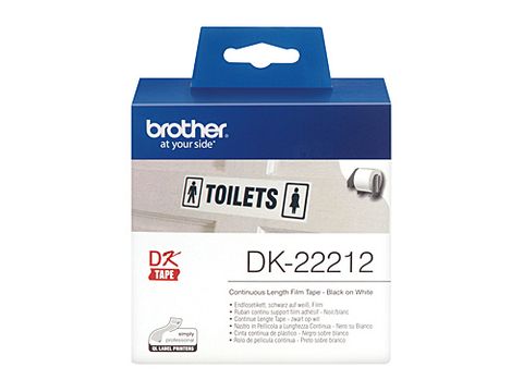 DYN-DK22212 BROTHER DK22212 WHITE ROLL - 62MM X 15.24M FILM ROLL