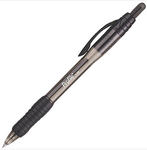 PROFILE RETRACT BLACK 1.0MM PAPERMATE PEN
2095470