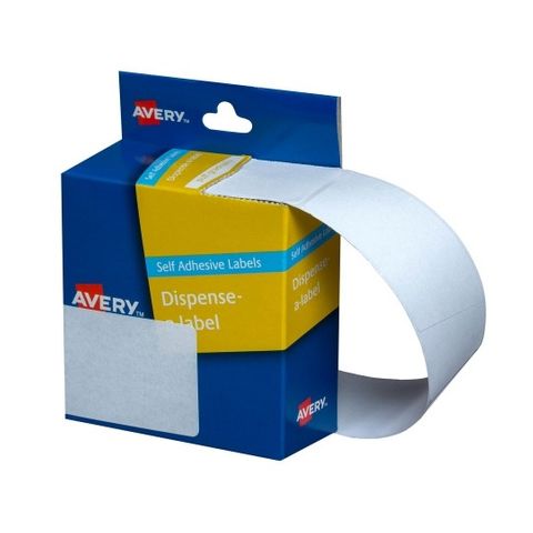 LABEL DISPENSER AVERY 89X43MM WHITE 937225 100 LABELS