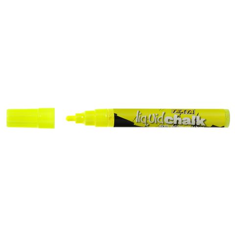 WET WIPE YELLOW 4.5MM LIQUID CHALK MARKER 
TEXTA