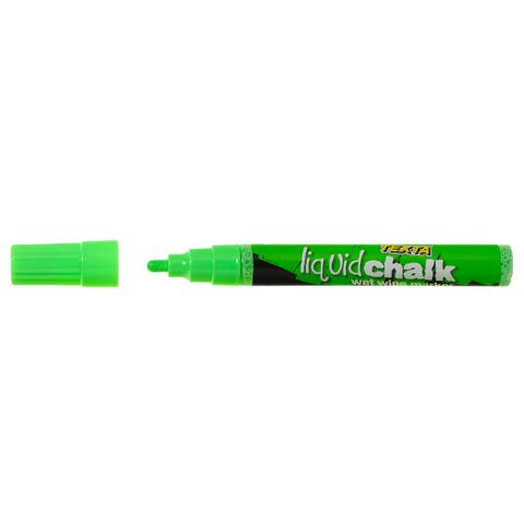 BULLET WET WIPE GREEN TEXTA LIQUID CHALK MARKER 4.5MM